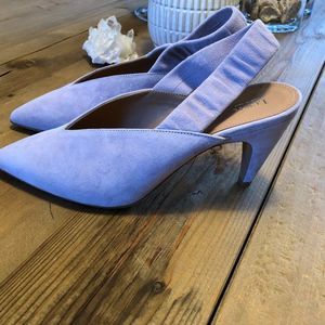 Lewit Lilac Suede Marta Slingback Pump Size 39